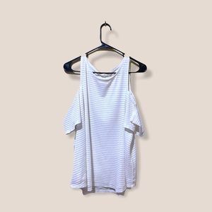 Cold shouldered blouse